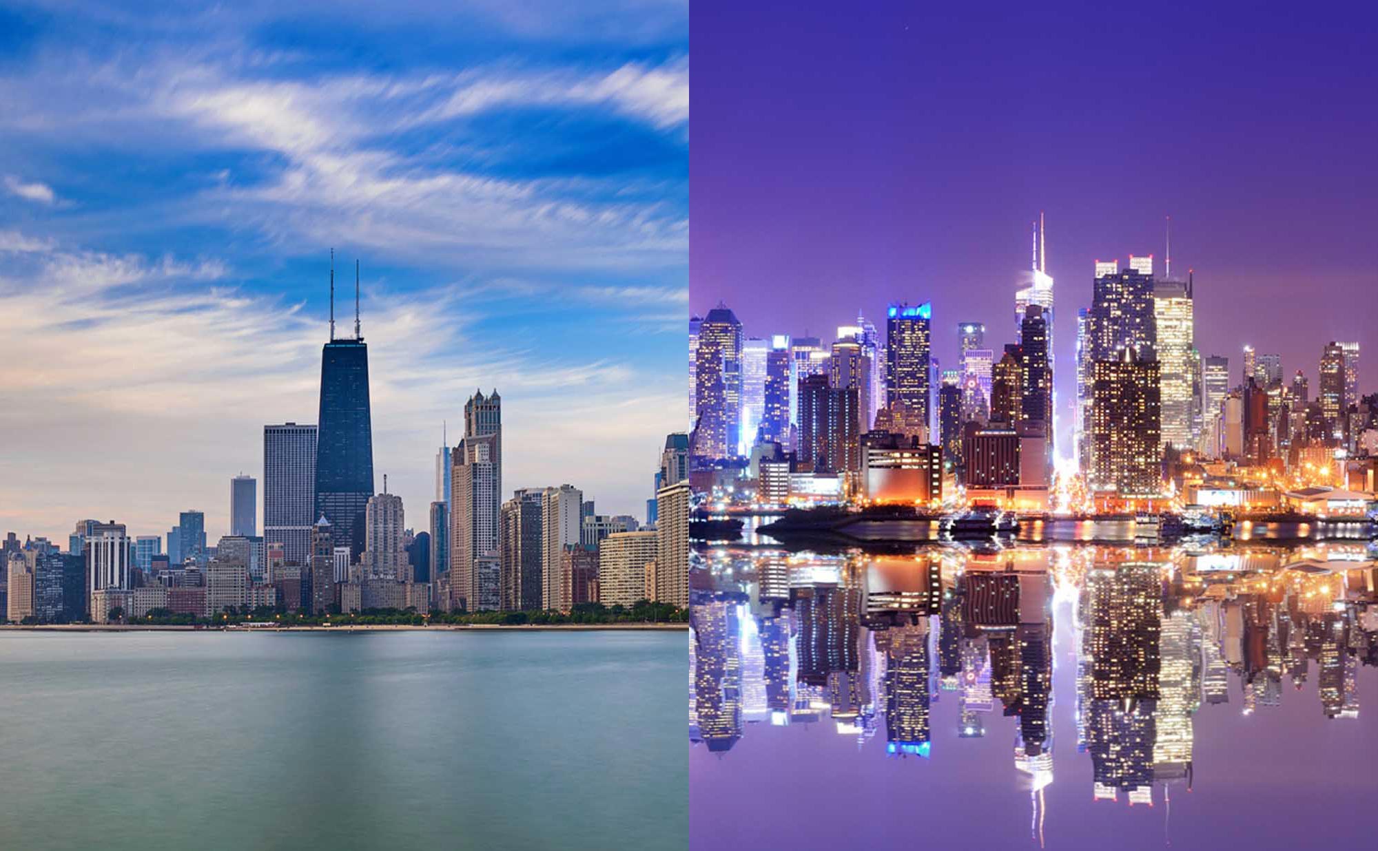 Chicago & New York