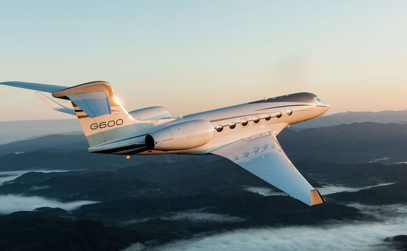 Gulfstream G600 private jet charter'