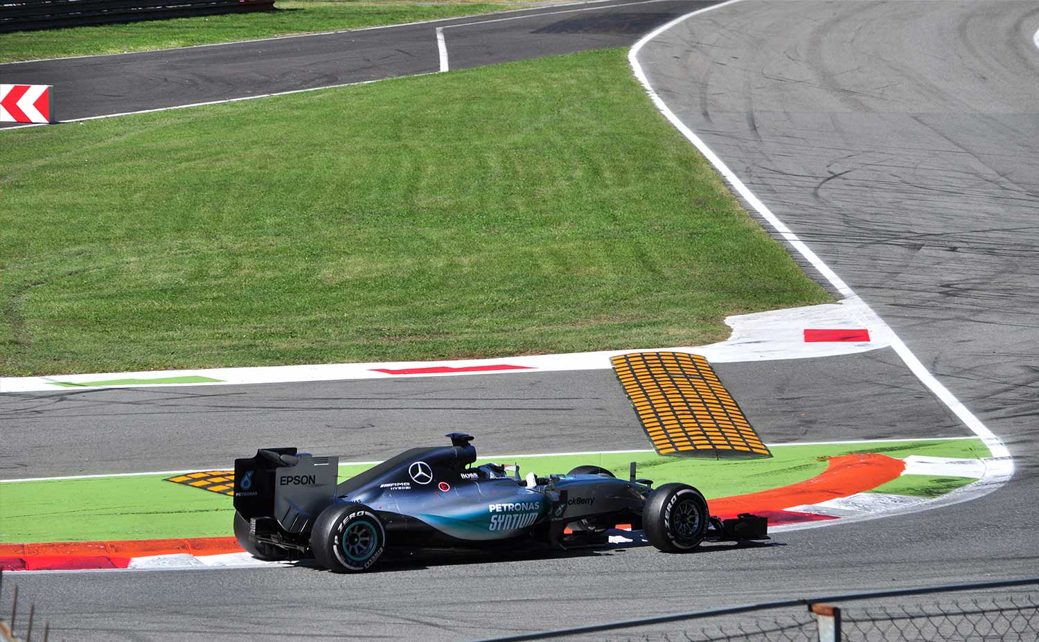 Lewis Hamilton at the 2015 Italian Grand Prix